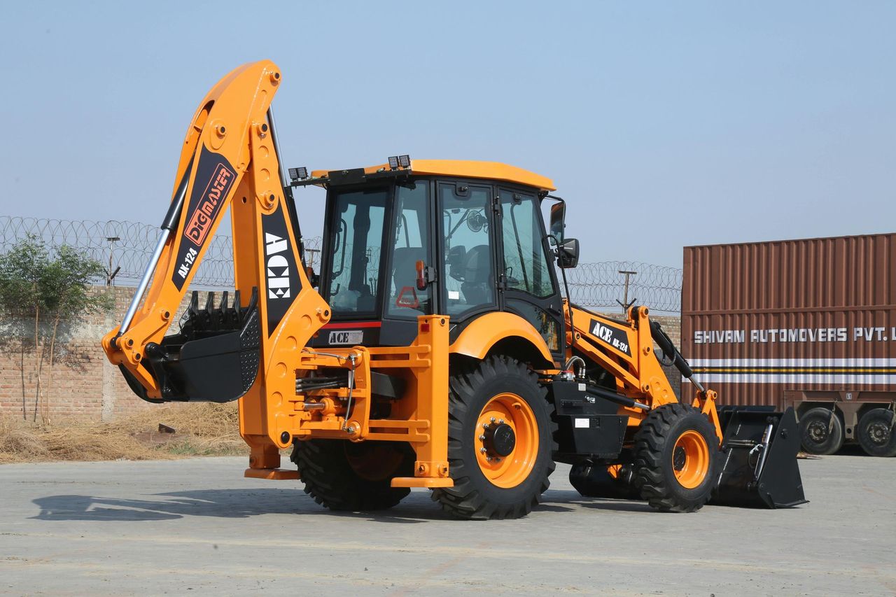 yellow jcb